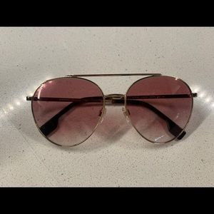 Rose Gold Burberry Sunglasses